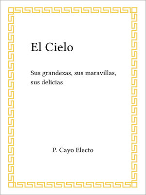 cover image of El Cielo